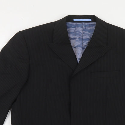 Mens UK Size 38 Burton Regular Black Suit Jacket