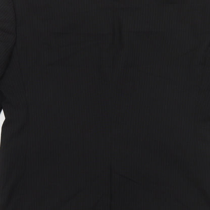 Mens UK Size 38 Burton Regular Black Suit Jacket