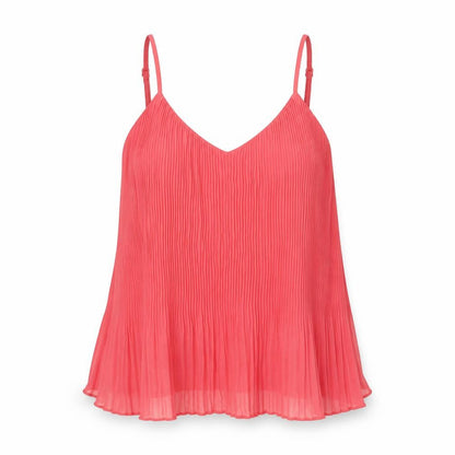 Topshops Womens Pink Polyester Camisole Tank Size 8 V-Neck