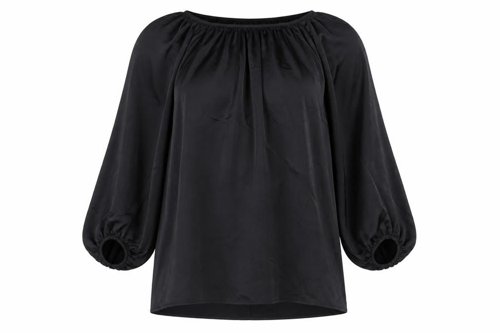 H&M Womens Black Polyester Shift Size XS Round Neck Pullover