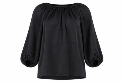H&M Womens Black Polyester Shift Size XS Round Neck Pullover