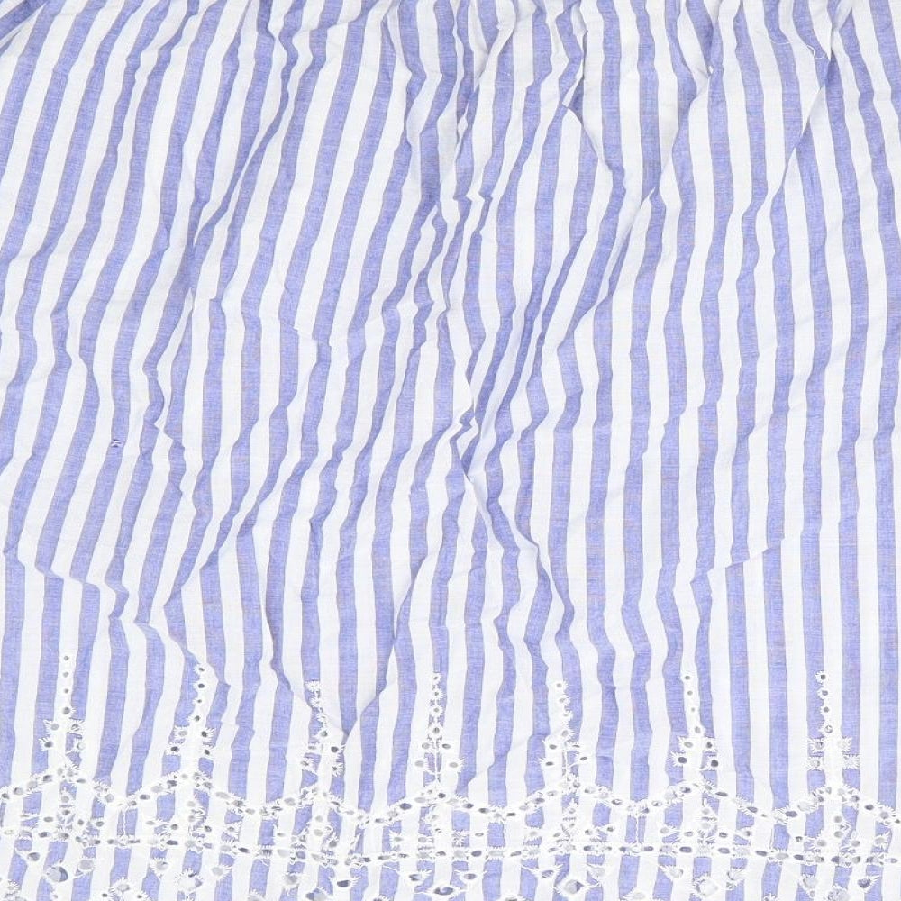 Womens UK Size 10 H&M Blue Basic Blouse