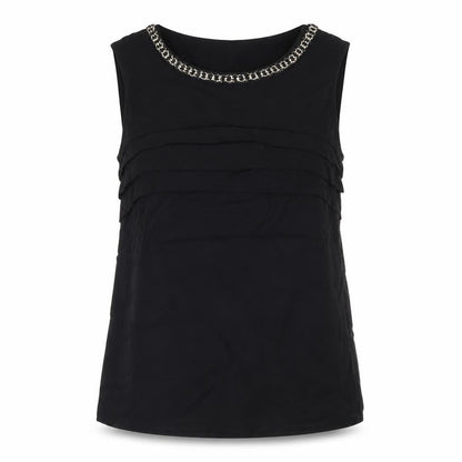 Womens UK Size 12 Monsoon Black Basic Tank