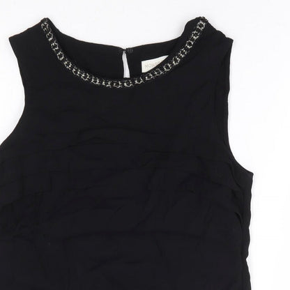 Womens UK Size 12 Monsoon Black Basic Tank