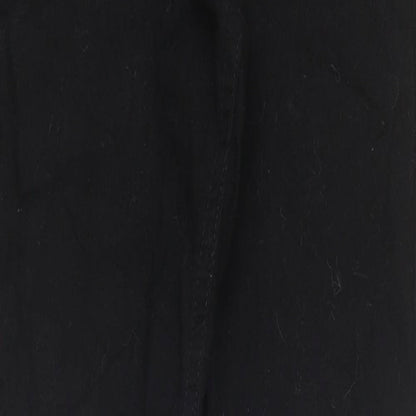 River Island Womens Black 100% Cotton Skinny Jeans Size 8 L38 in Regular Zip