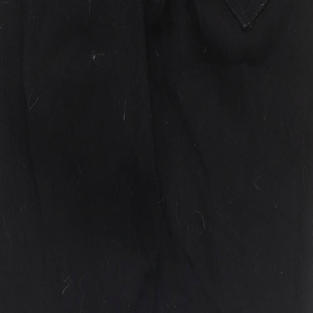 River Island Womens Black 100% Cotton Skinny Jeans Size 8 L38 in Regular Zip