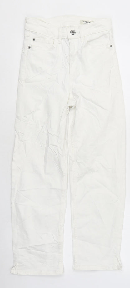Womens UK Size 6 Marks and Spencer Regular Fit Skinny White Jeans