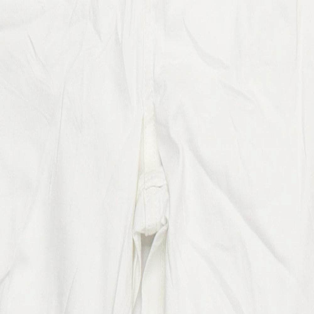 Womens UK Size 6 Marks and Spencer Regular Fit Skinny White Jeans