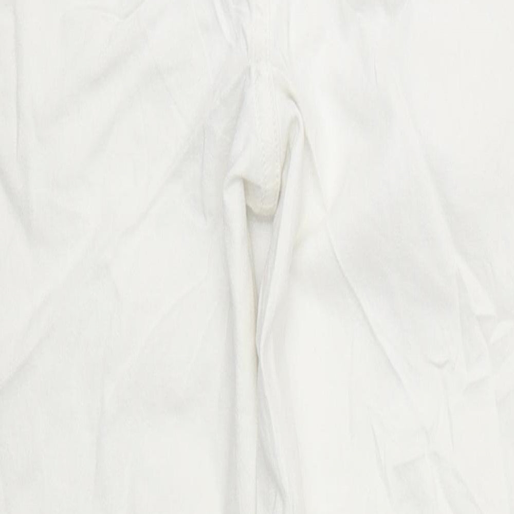 Womens UK Size 6 Marks and Spencer Regular Fit Skinny White Jeans