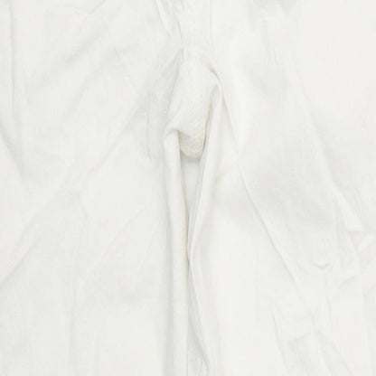 Womens UK Size 6 Marks and Spencer Regular Fit Skinny White Jeans