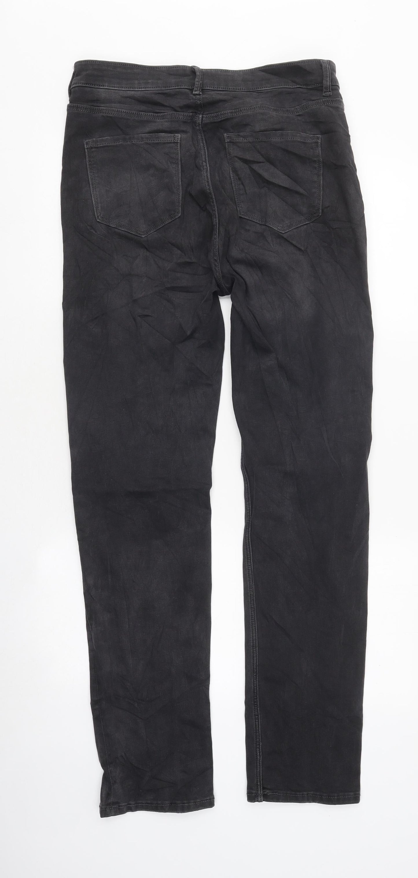 Womens UK Size 12 Marks and Spencer Regular Fit Skinny Black Jeans