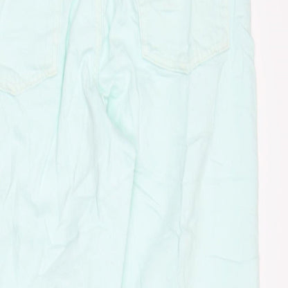Womens UK Size 12 Marks and Spencer Regular Fit Straight Blue Jeans