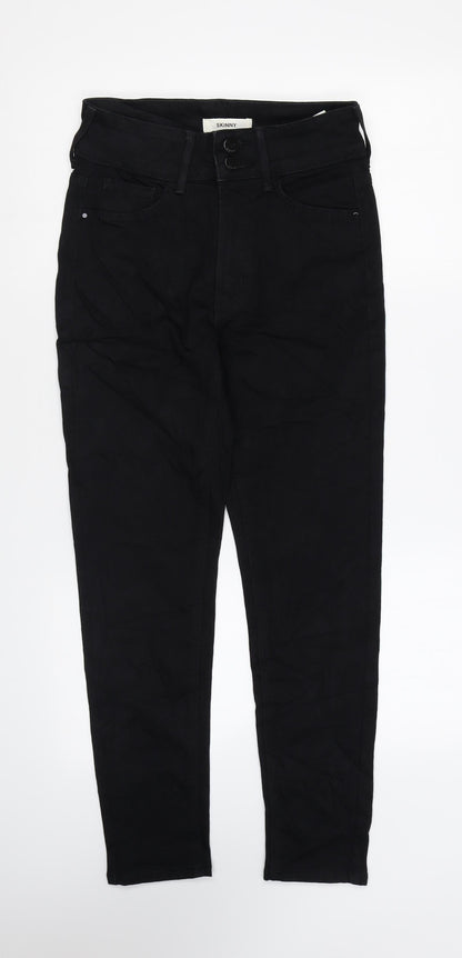 Womens UK Size 8 Marks and Spencer Regular Fit Skinny Black Jeans