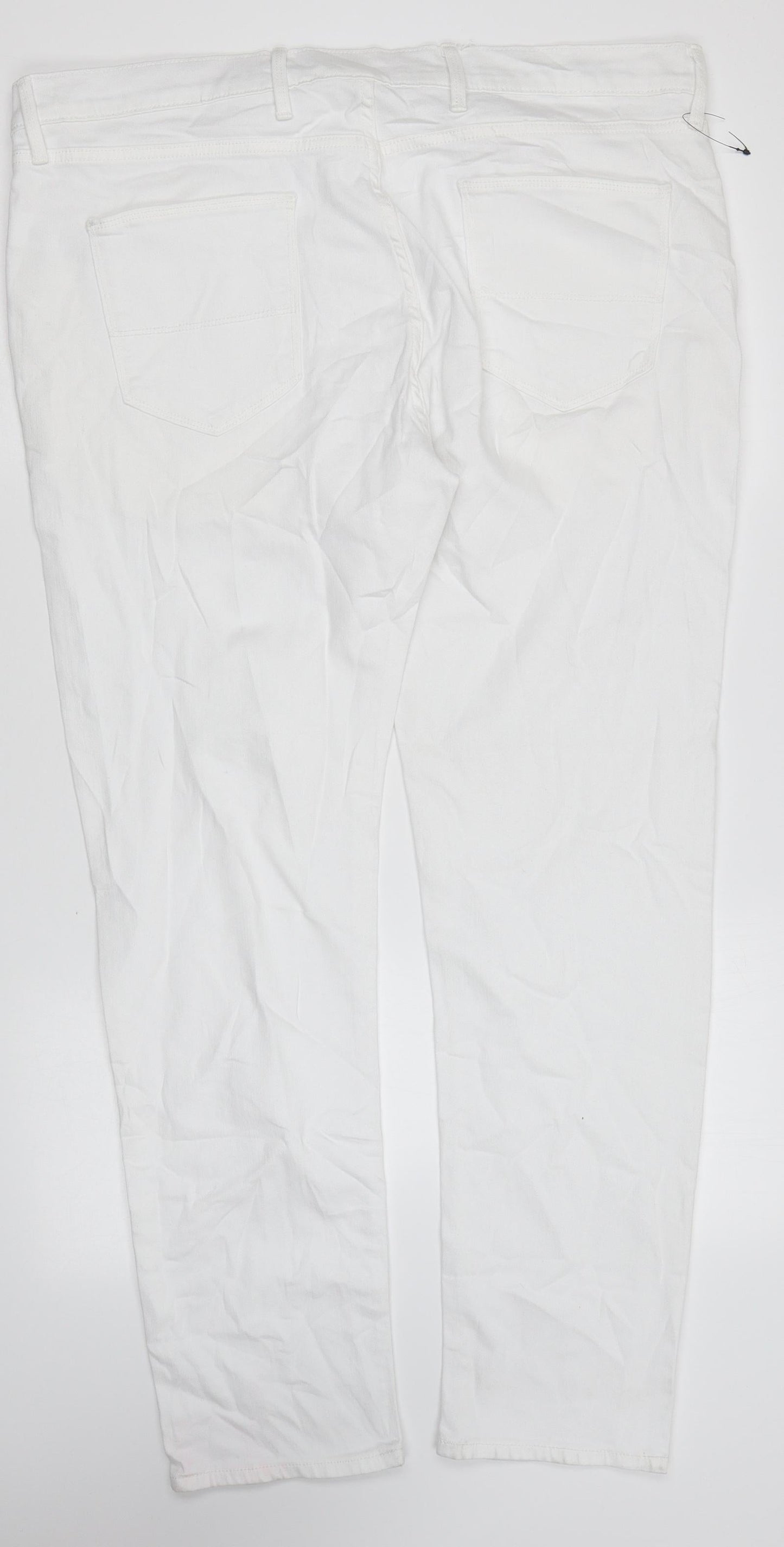 Womens UK Size 38 in Marks and Spencer Regular Fit Skinny White Jeans