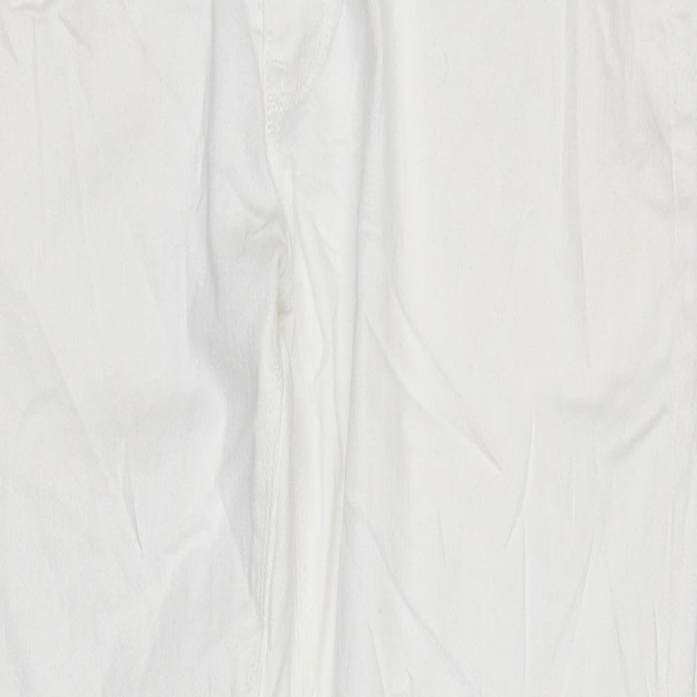 Womens UK Size 34 in Marks and Spencer Regular Fit Skinny White Jeans