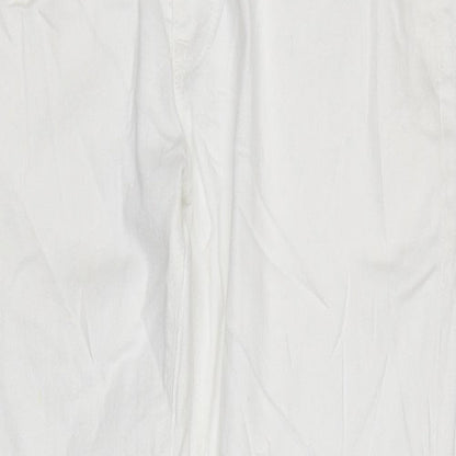 Womens UK Size 34 in Marks and Spencer Regular Fit Skinny White Jeans