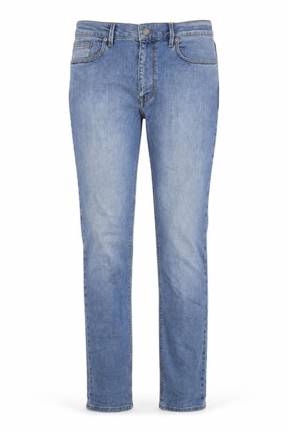Marks and Spencer Womens Blue Cotton Skinny Jeans Size 30 in L33 in Regular Zip