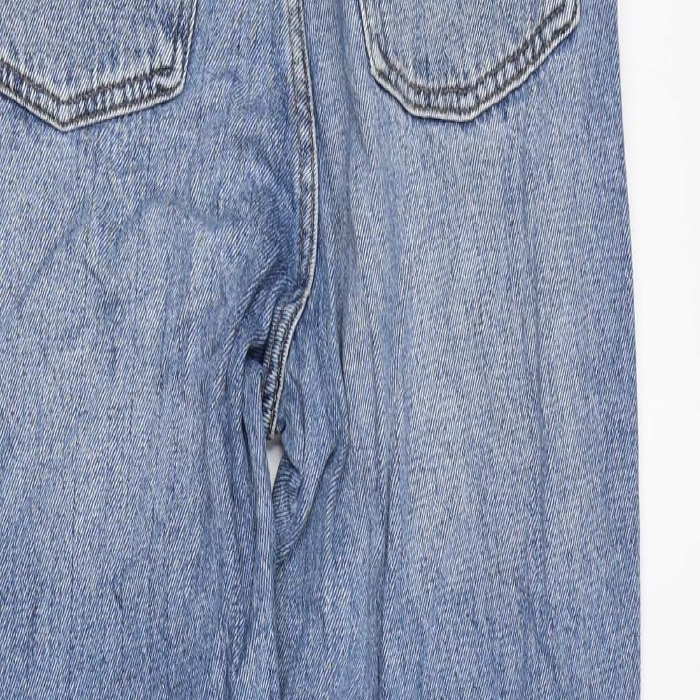 Primark Womens Blue Cotton Skinny Jeans Size 10 L27 in Regular Zip