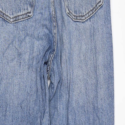 Primark Womens Blue Cotton Skinny Jeans Size 10 L27 in Regular Zip