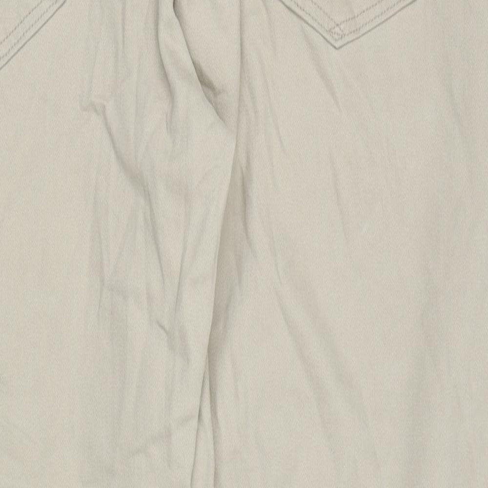Womens UK Size 42 in Marks and Spencer Regular Fit Skinny Beige Jeans