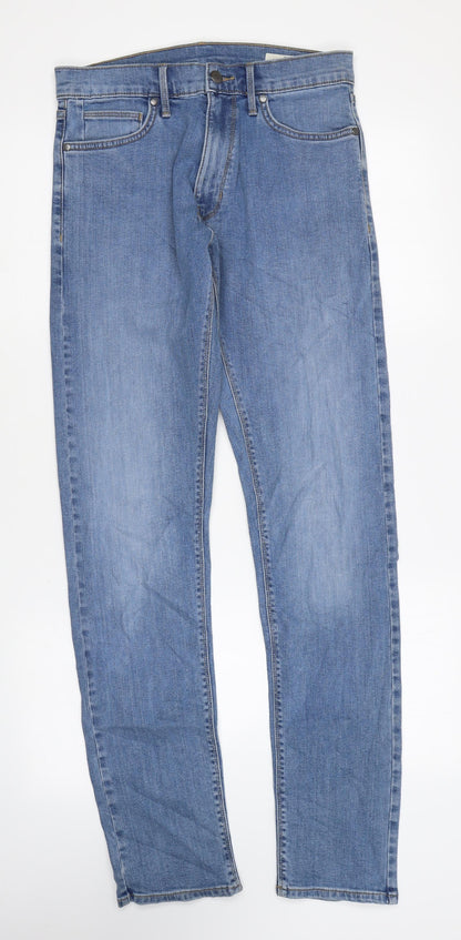 Womens UK Size 30 in Marks and Spencer Regular Fit Skinny Blue Jeans