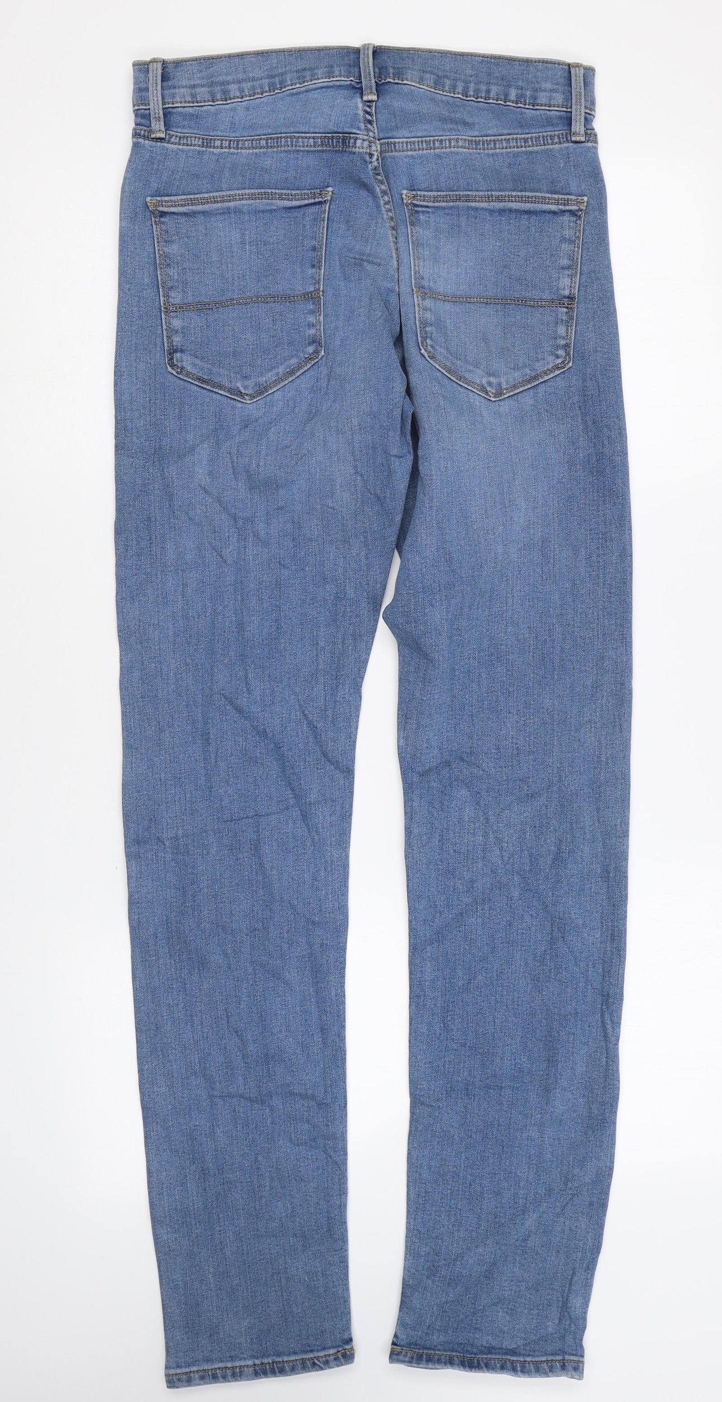 Womens UK Size 30 in Marks and Spencer Regular Fit Skinny Blue Jeans
