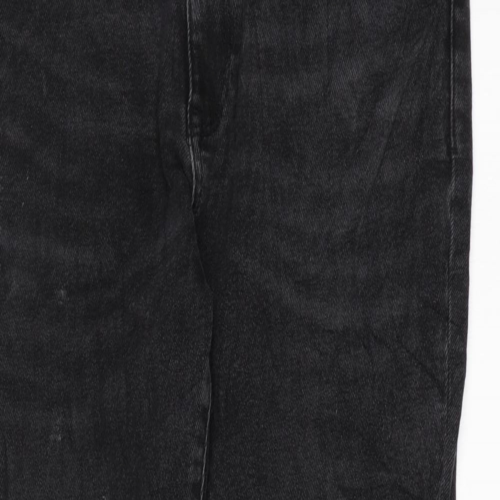 River Island Womens Black Cotton Skinny Jeans Size 30 in L26 in Regular Zip