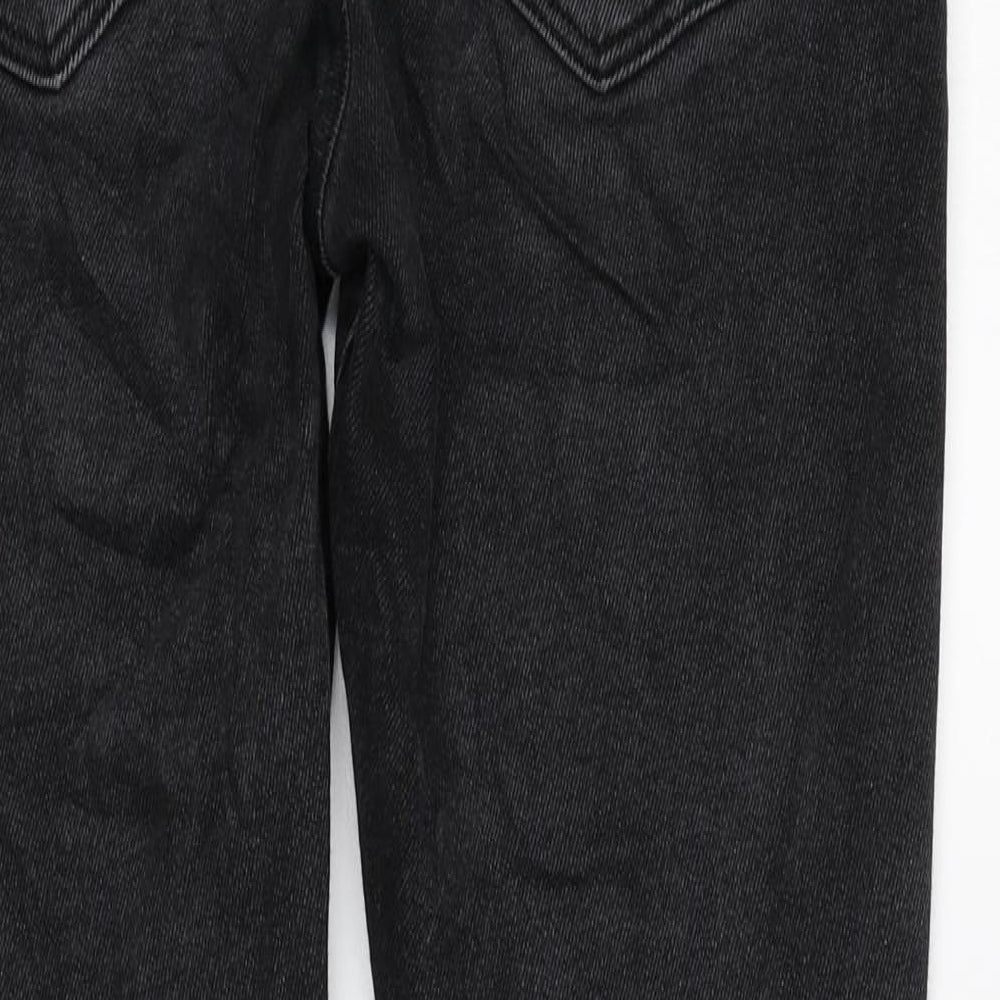 River Island Womens Black Cotton Skinny Jeans Size 30 in L26 in Regular Zip