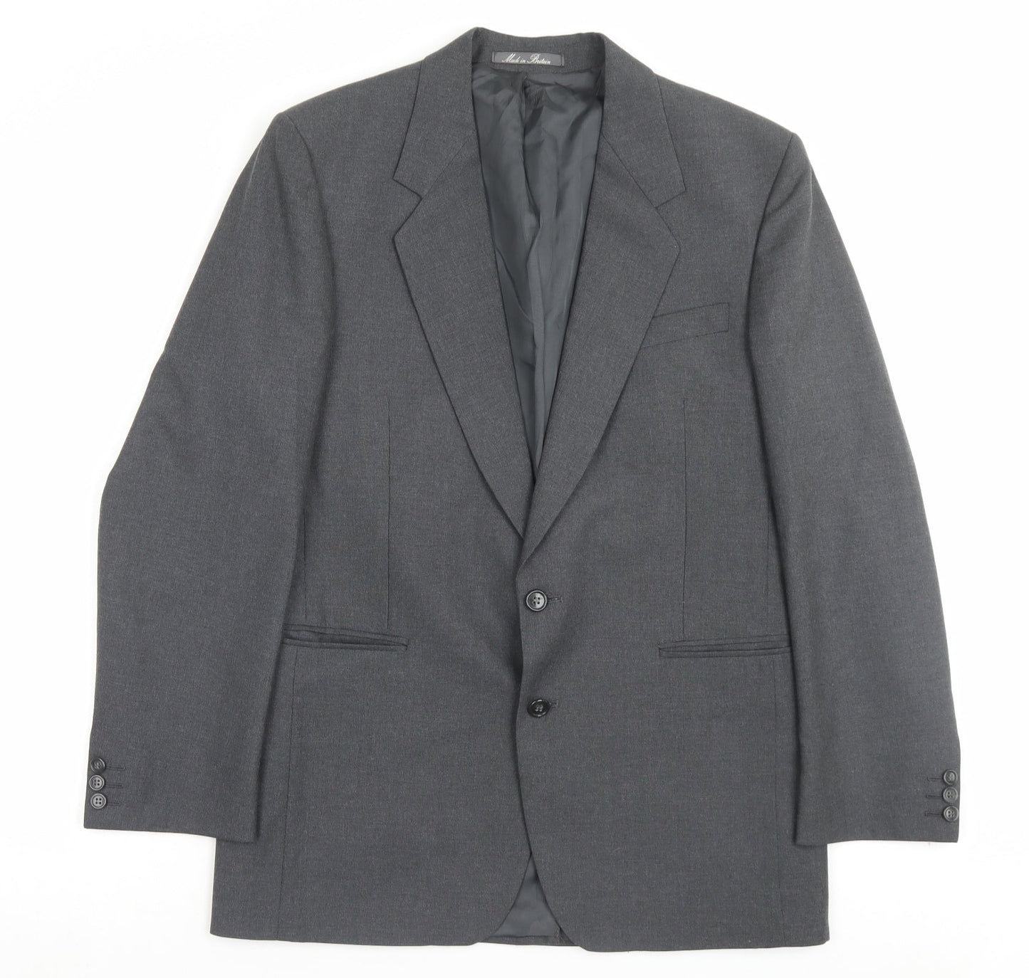 Mens UK Size 40 Dunn & Co Regular Grey Suit Jacket