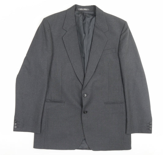 Mens UK Size 40 Dunn & Co Regular Grey Suit Jacket