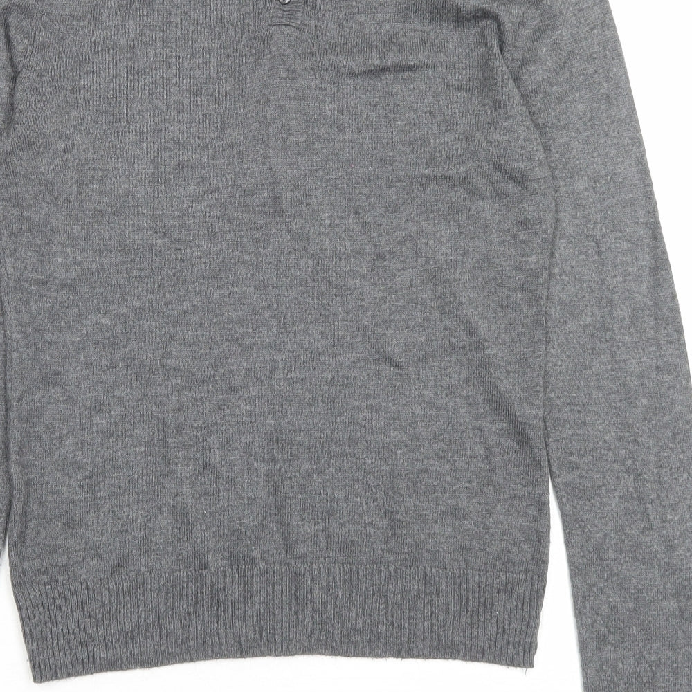 Womens UK Size XS H&M Grey Pullover Jumper