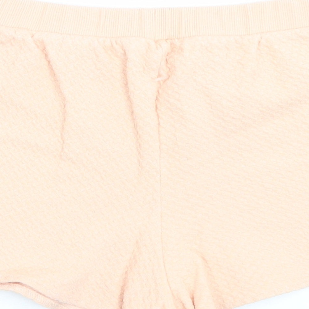 River Island Girls Pink Polyester Sweat Shorts Size 11-12 Years Regular