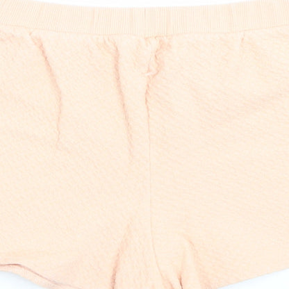 River Island Girls Pink Polyester Sweat Shorts Size 11-12 Years Regular