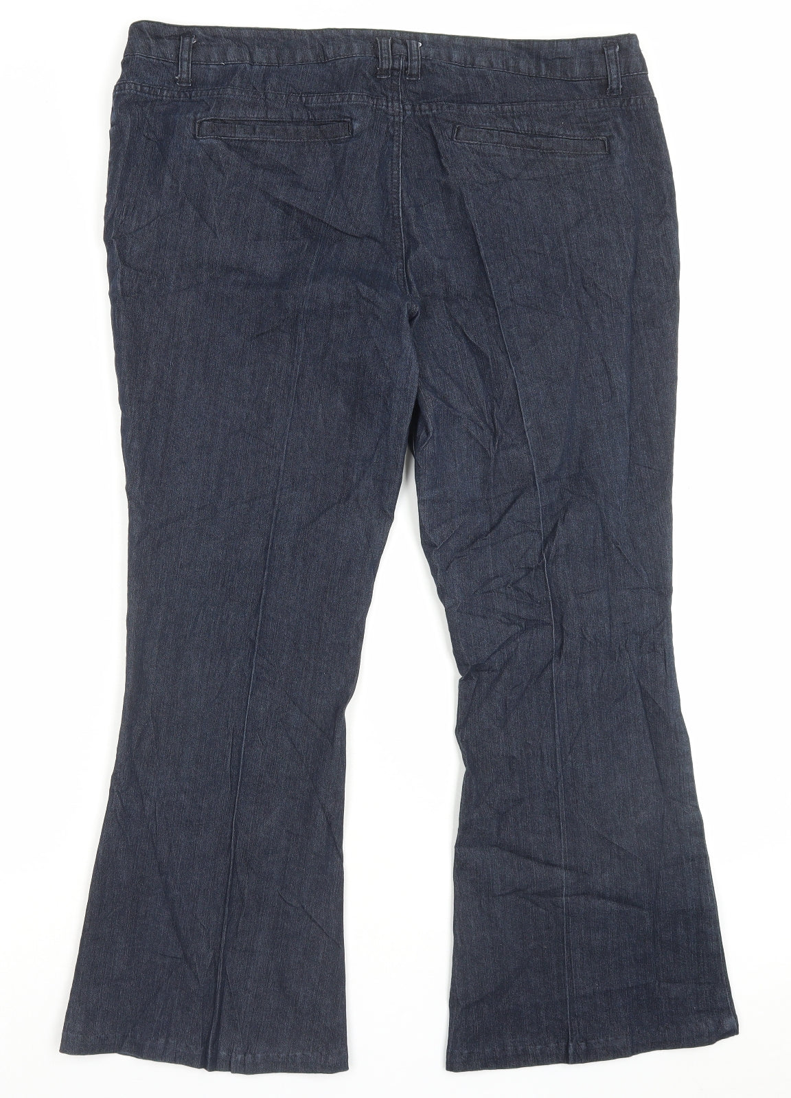 Womens UK Size 18 Dorothy Perkins Regular Fit  Blue Trousers