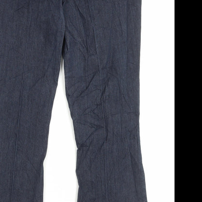 Womens UK Size 18 Dorothy Perkins Regular Fit  Blue Trousers