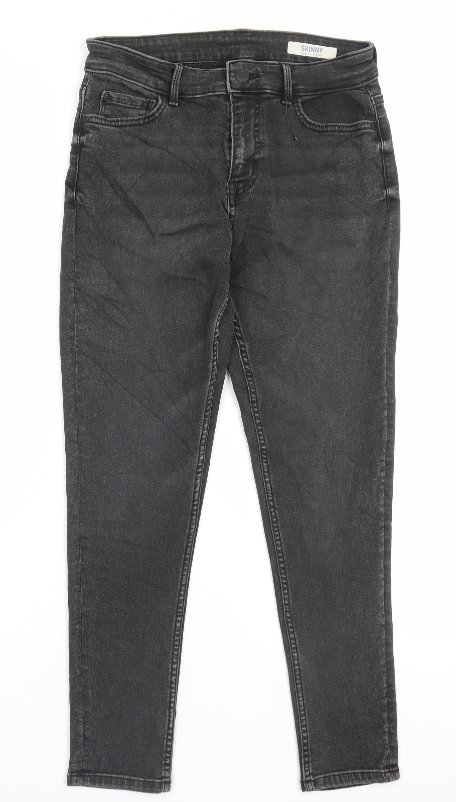 Womens UK Size 10 Marks and Spencer Regular Fit Skinny Black Jeans
