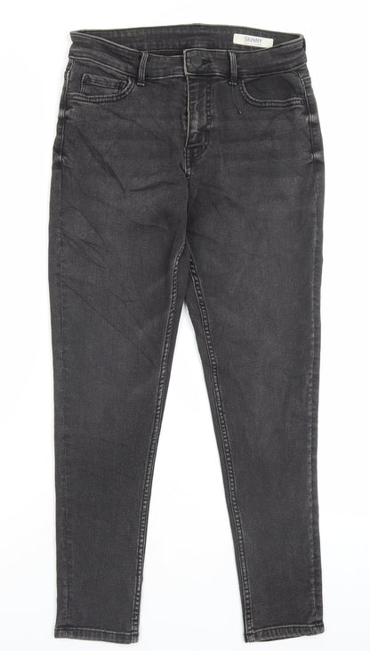 Womens UK Size 10 Marks and Spencer Regular Fit Skinny Black Jeans