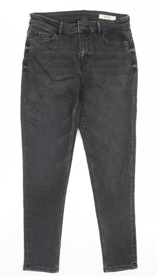 Womens UK Size 10 Marks and Spencer Regular Fit Skinny Black Jeans