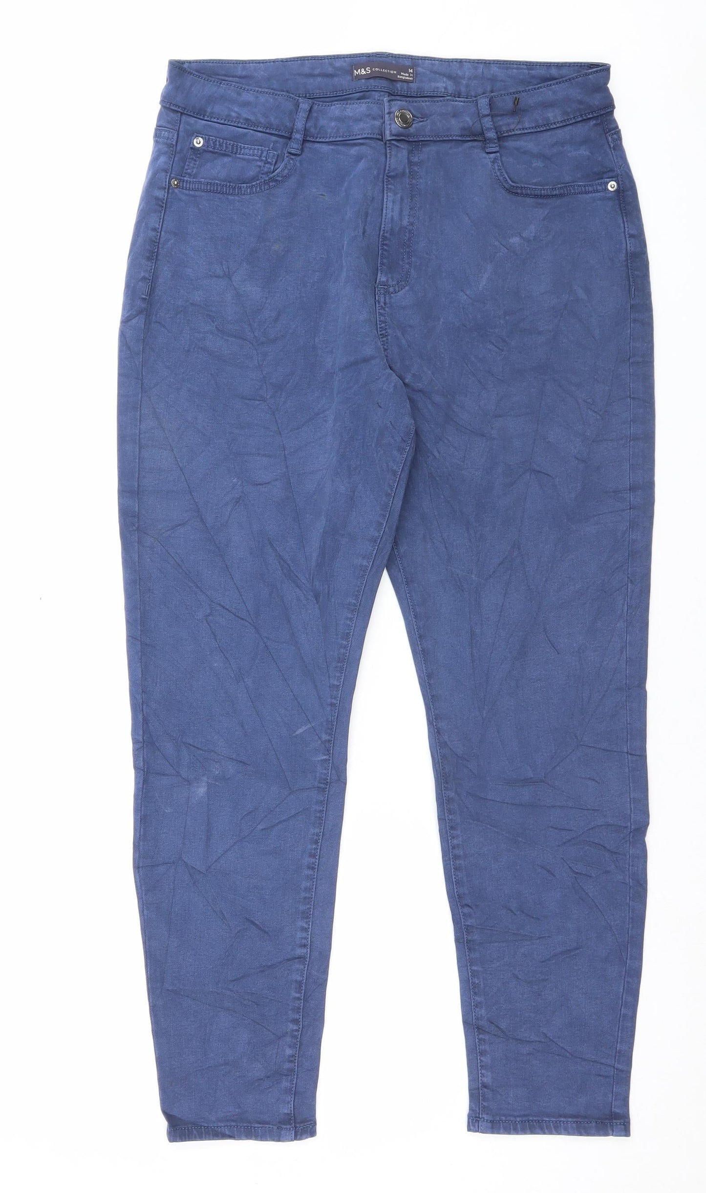 Womens UK Size 14 Marks and Spencer Regular Fit Straight  Jeans