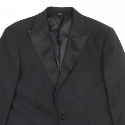 Mens UK Size 38 Marks and Spencer Regular Black Suit Jacket