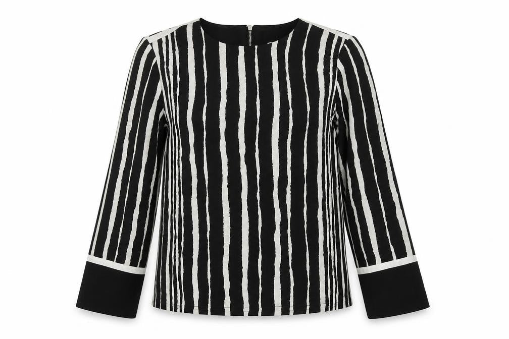 Womens UK Size 8 Warehouse Black Basic Blouse