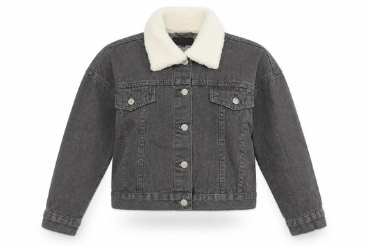 Womens UK Size 6 PRETTYLITTLETHING Grey Jacket