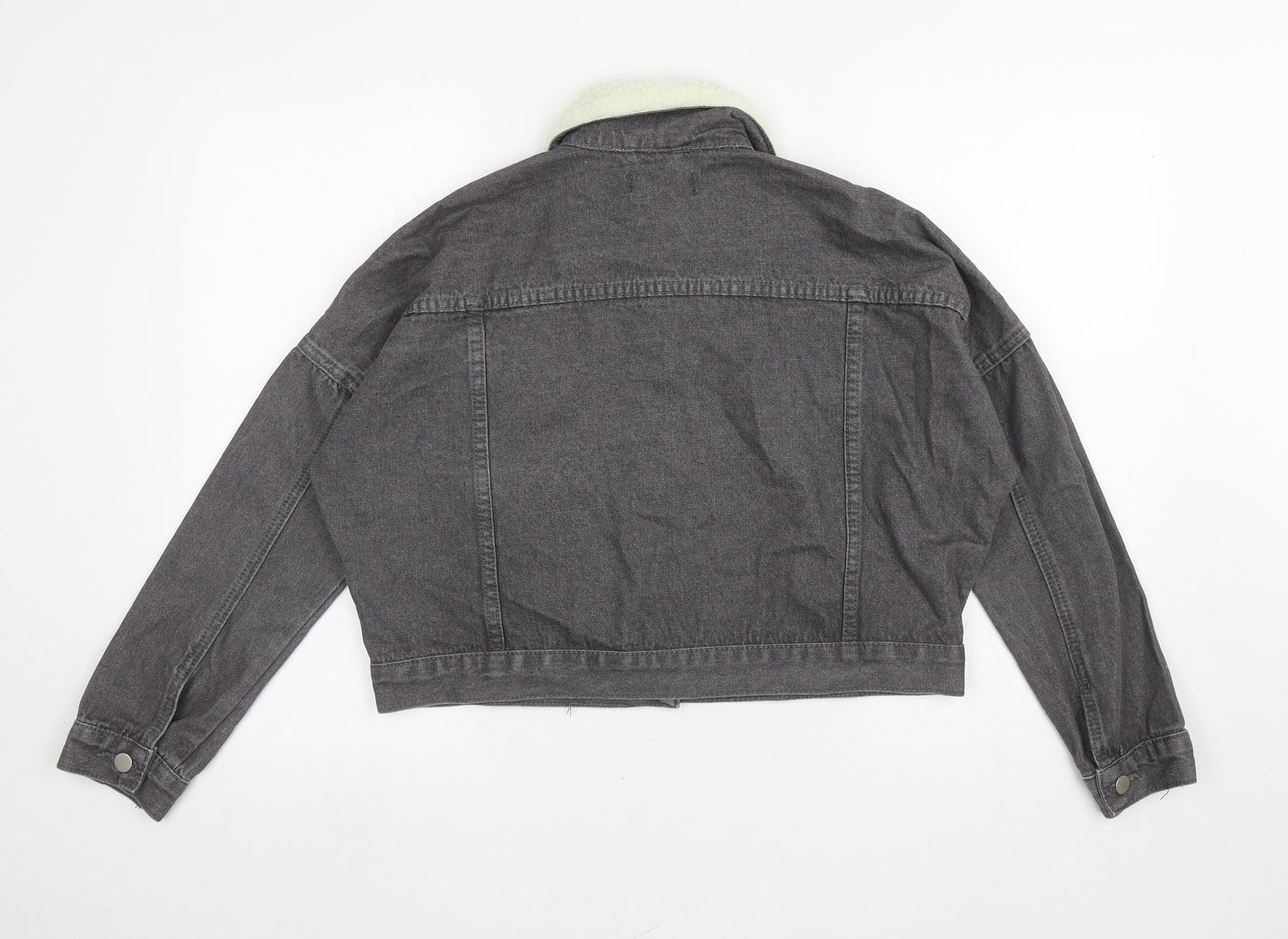 Womens UK Size 6 PRETTYLITTLETHING Grey Jacket