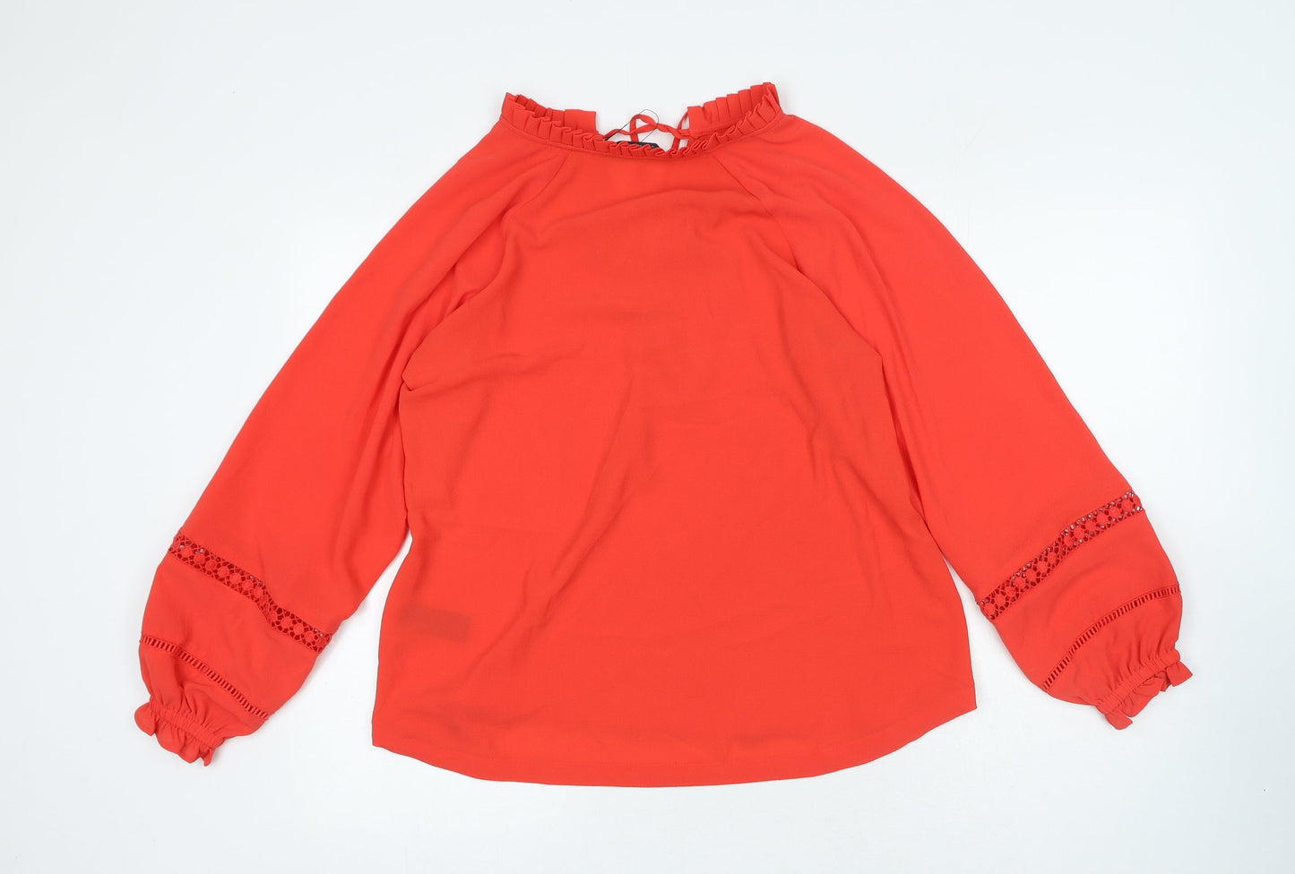 Womens UK Size 10 Marks and Spencer Red Basic Blouse