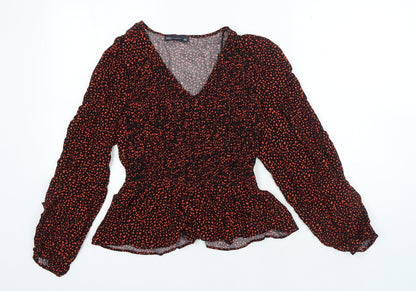 Womens UK Size 8 Marks and Spencer Black Basic Blouse