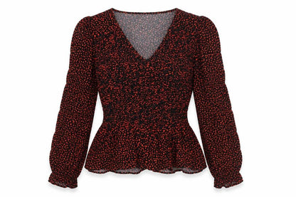 Womens UK Size 8 Marks and Spencer Black Basic Blouse