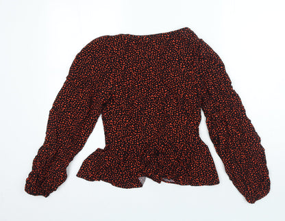 Womens UK Size 8 Marks and Spencer Black Basic Blouse