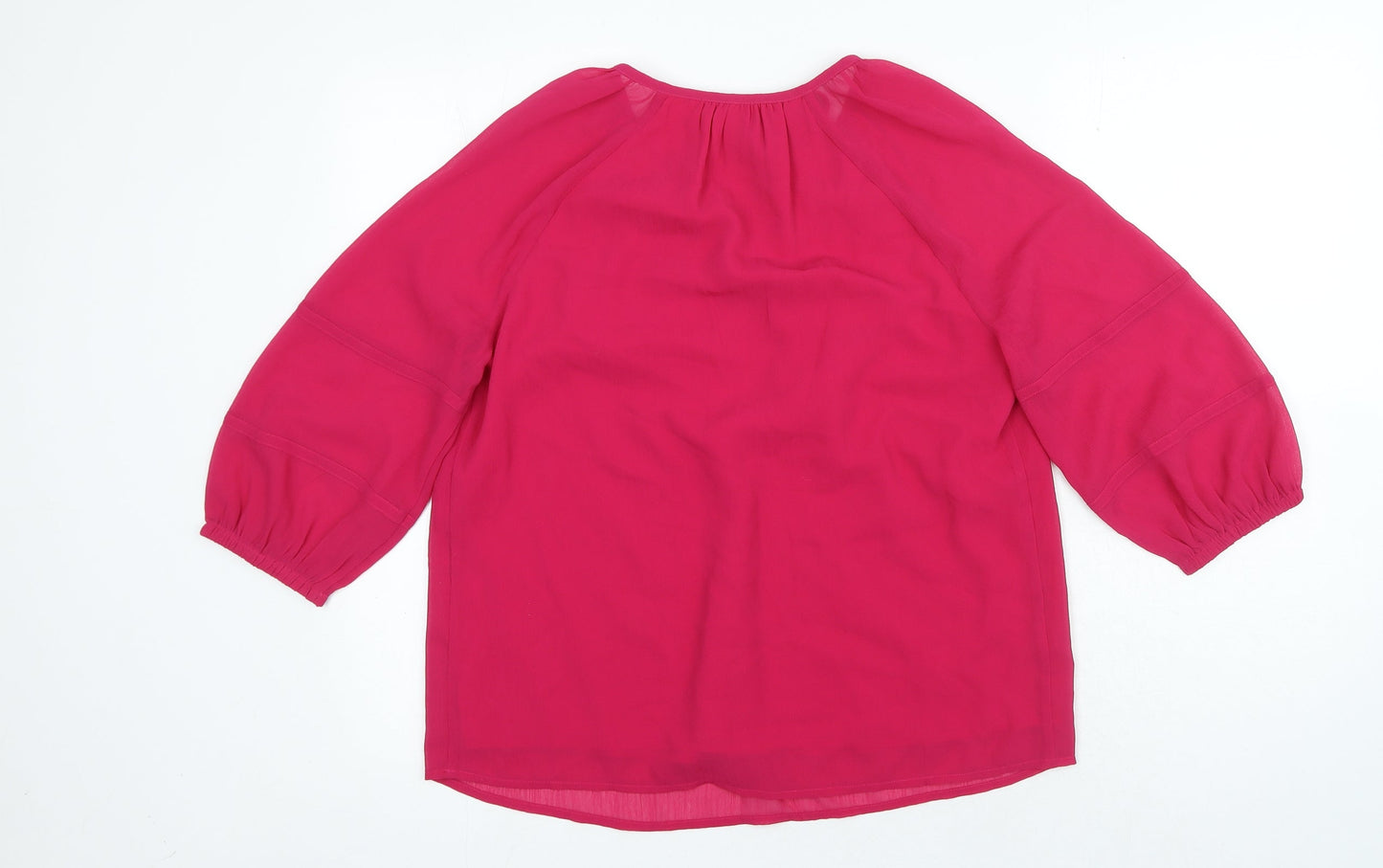 Womens UK Size 6 Per Una Pink Basic Blouse