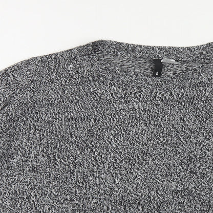 Womens UK Size S H&M Grey Pullover Jumper