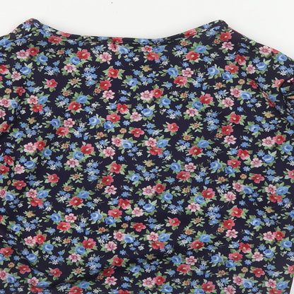 Womens UK Size 10 Urban Bliss Multicoloured Cropped T-Shirt